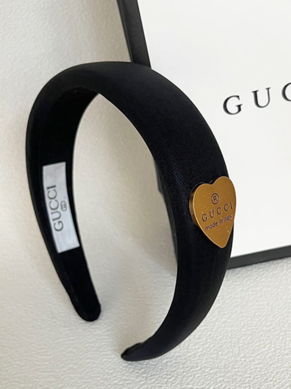 Black Heart Headband New